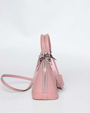Louis Vuitton Sakura Pink Epi Alma BB Shoulder Handbag