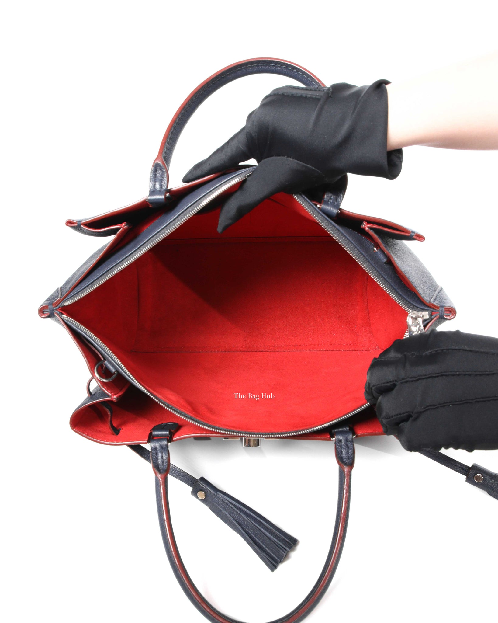 Louis vuitton navy and red bag shop