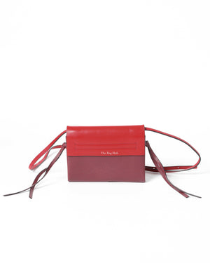 Valentino Red V Ring Crossbody Bag