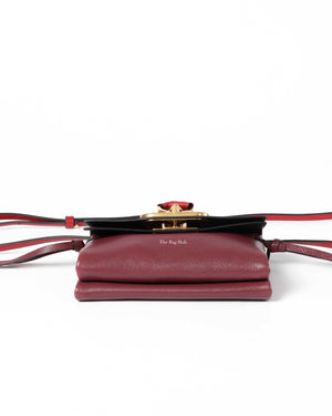 Valentino Red V Ring Crossbody Bag