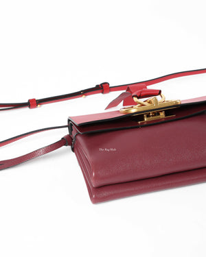 Valentino Red V Ring Crossbody Bag