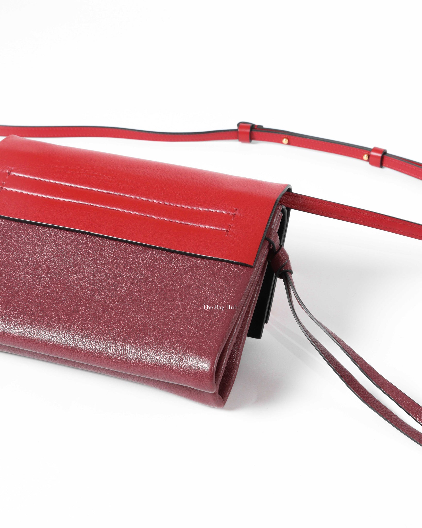 Valentino Red V Ring Crossbody Bag, Designer Brand, Authentic Valentino