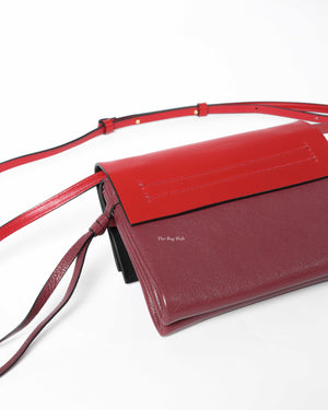 Valentino Red V Ring Crossbody Bag