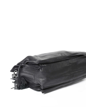 Loewe Black Grained Leather Flamenco Tassel Bag OS-7
