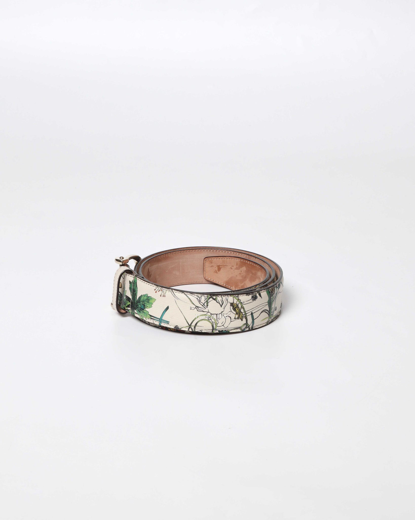 Gucci Floral Leather Belt Size 95/38