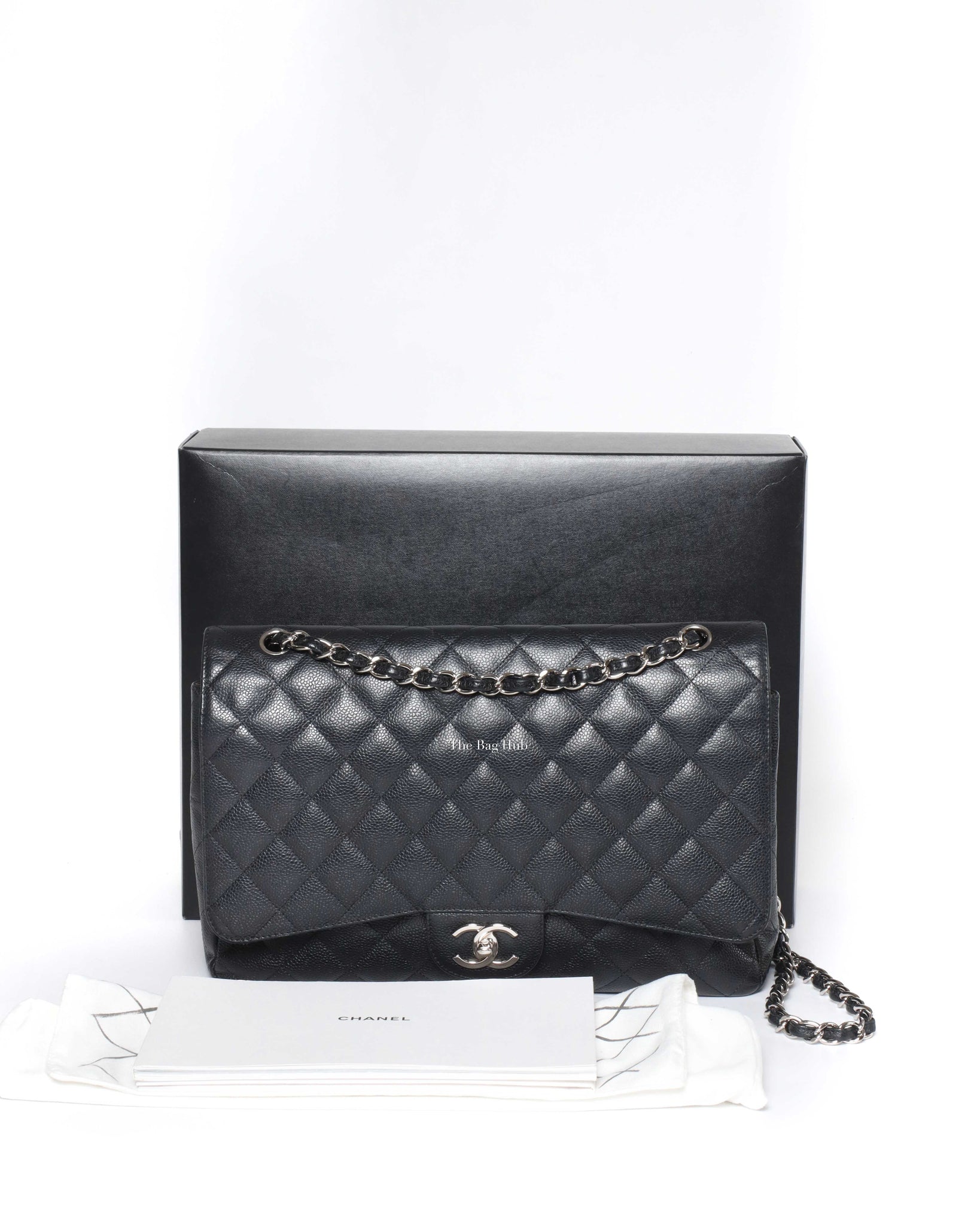 Chanel maxi on sale double flap lambskin