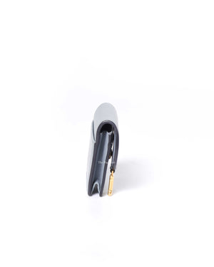 Dior Cloud Blue Saddle Flap Card Holder-4