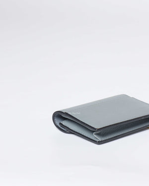 Dior Cloud Blue Saddle Flap Card Holder-9
