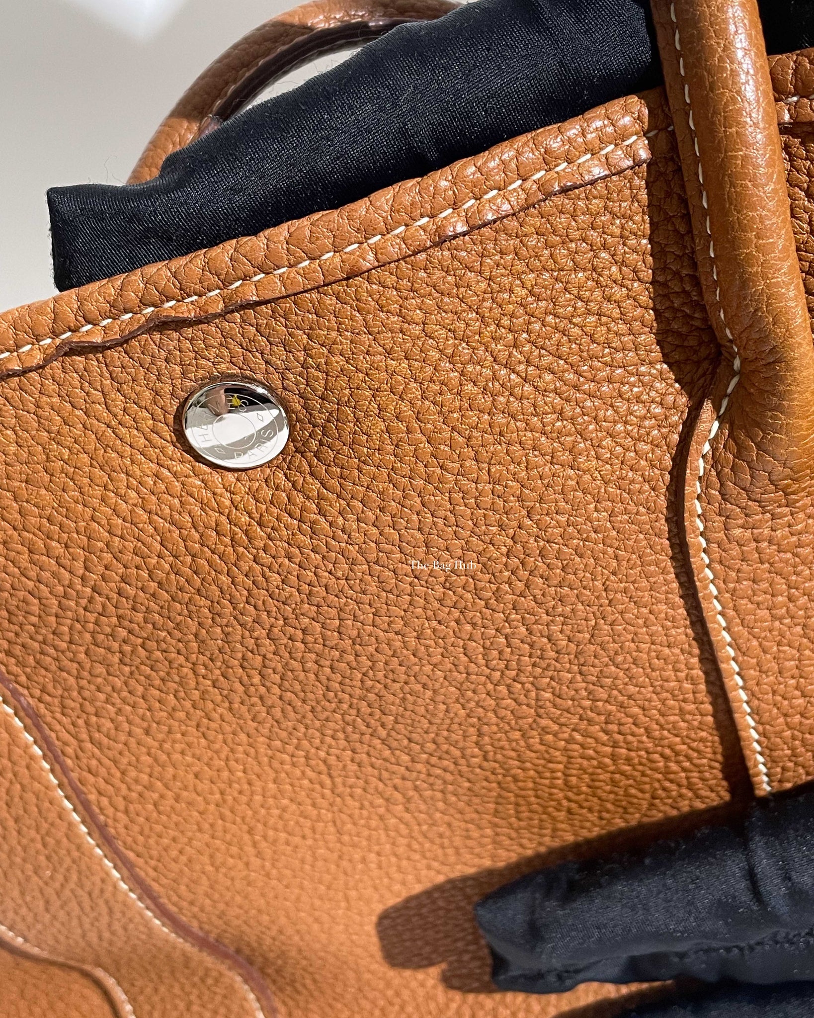 Hermes Fauve Leather Garden Party 36