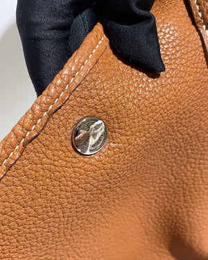 Hermes Fauve Leather Garden Party 36