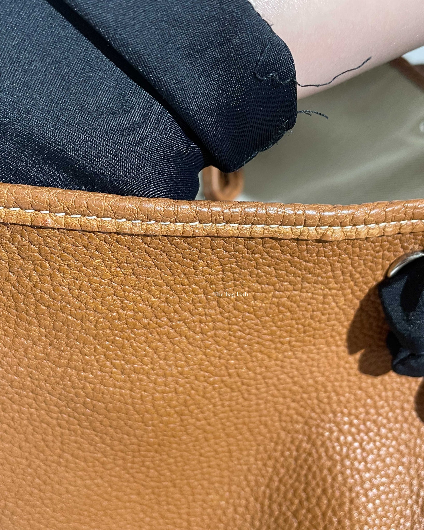 Hermes Fauve Leather Garden Party 36