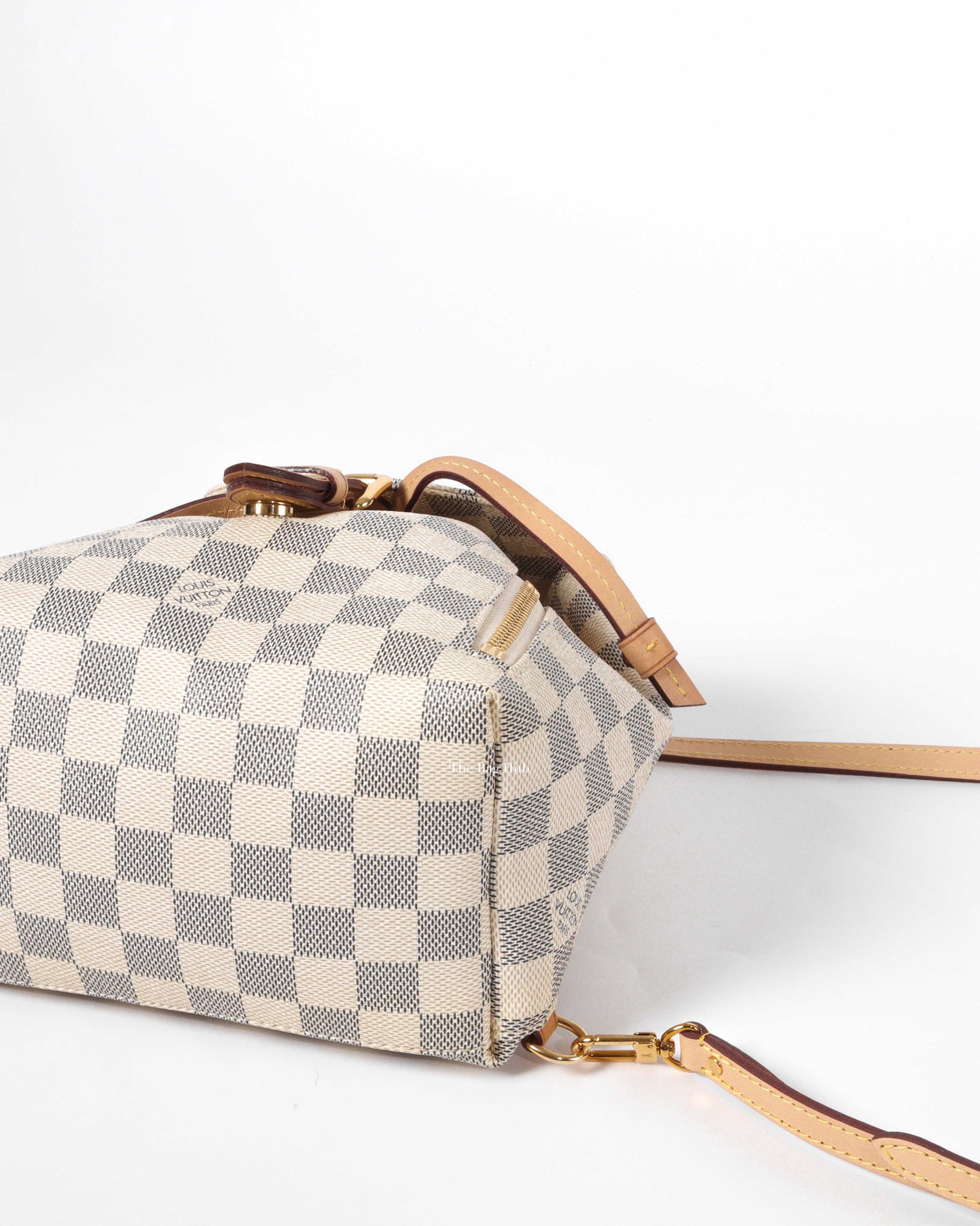 White Louis Vuitton Damier Azur Sperone BB Backpack – Designer Revival