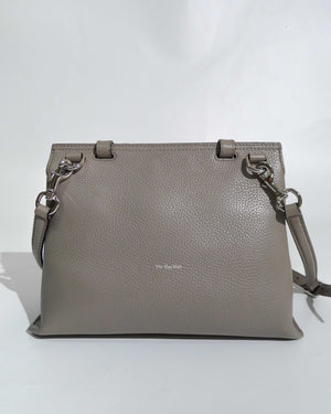Gucci Gray Leather Bamboo Daily Top Handle Small Bag