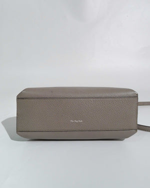 Gucci Gray Leather Bamboo Daily Top Handle Small Bag