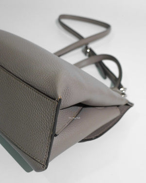 Gucci Gray Leather Bamboo Daily Top Handle Small Bag