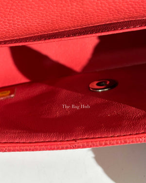 Chanel Red Mini Rectangle Flap SHW-14