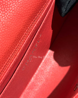 Chanel Red Mini Rectangle Flap SHW-15