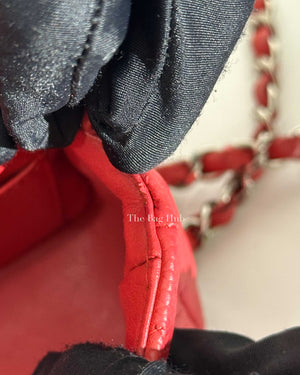 Chanel Red Mini Rectangle Flap SHW-16