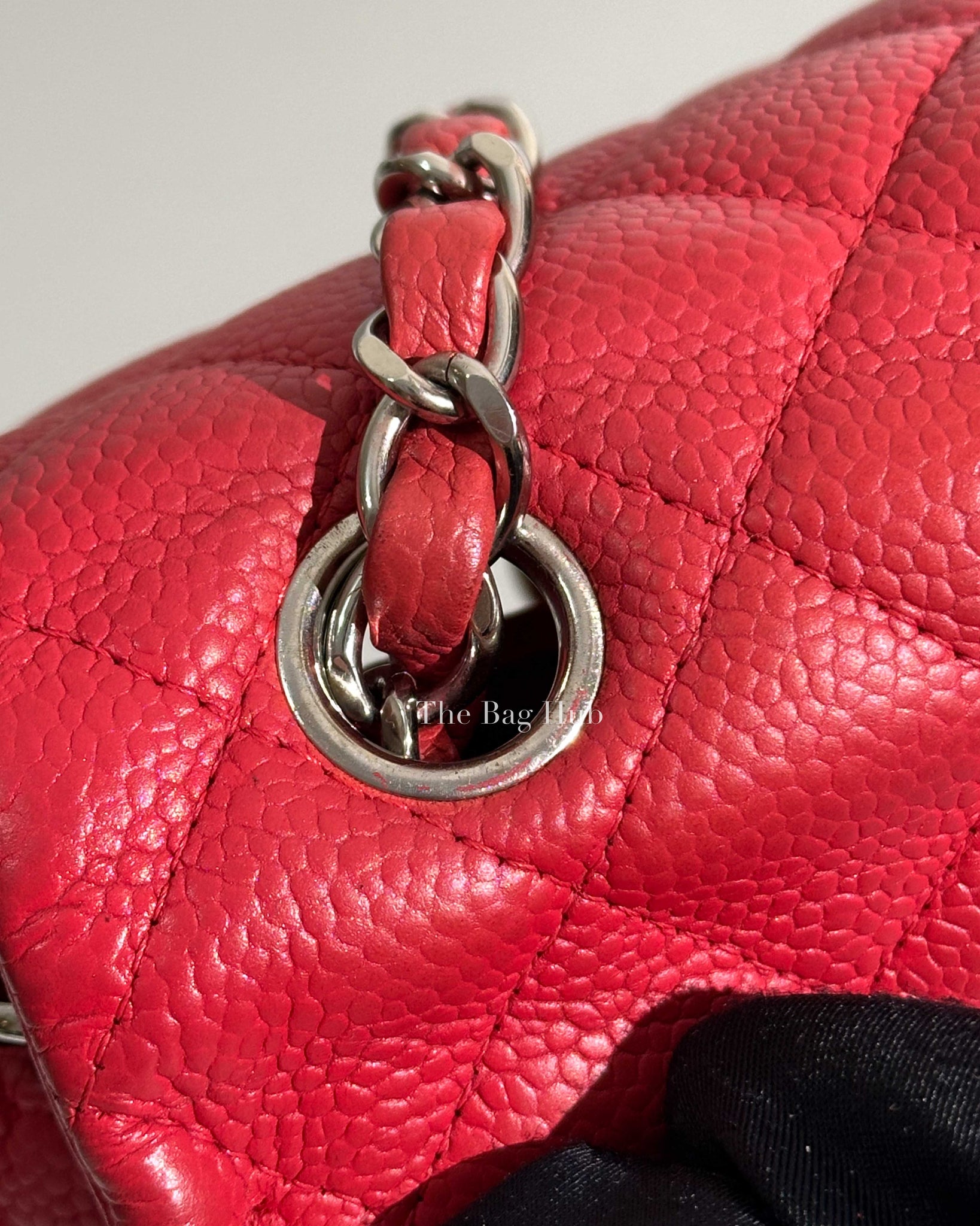 Chanel Red Mini Rectangle Flap SHW-20