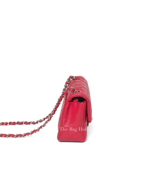 Chanel Red Mini Rectangle Flap SHW-4