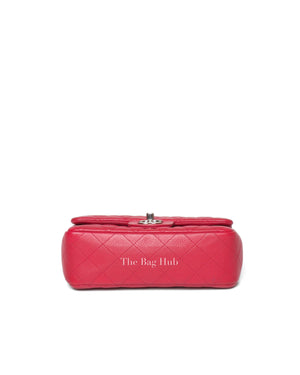 Chanel Red Mini Rectangle Flap SHW-6