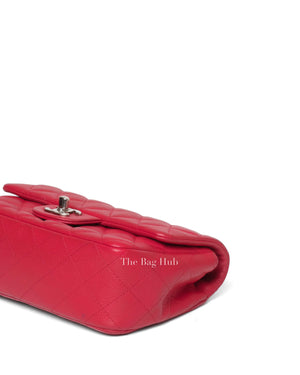 Chanel Red Mini Rectangle Flap SHW-8