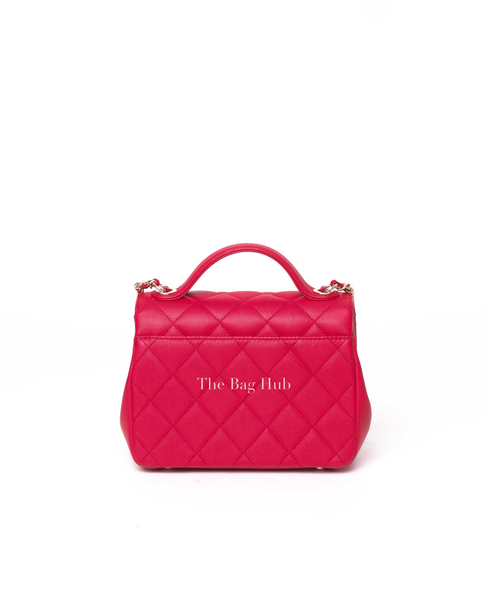 Chanel Raspberry Small Business Affinity Bag GHW