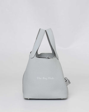 Hermes Bleu Pale Picotin 18 SHW