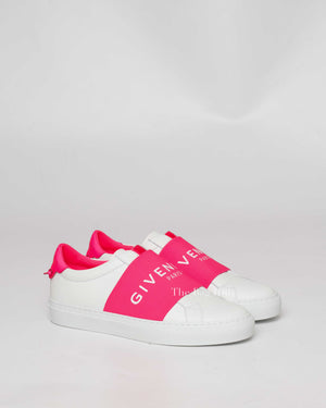 Givenchy White/Pink Leather Urban St. Logo Sneakers Size 35-2