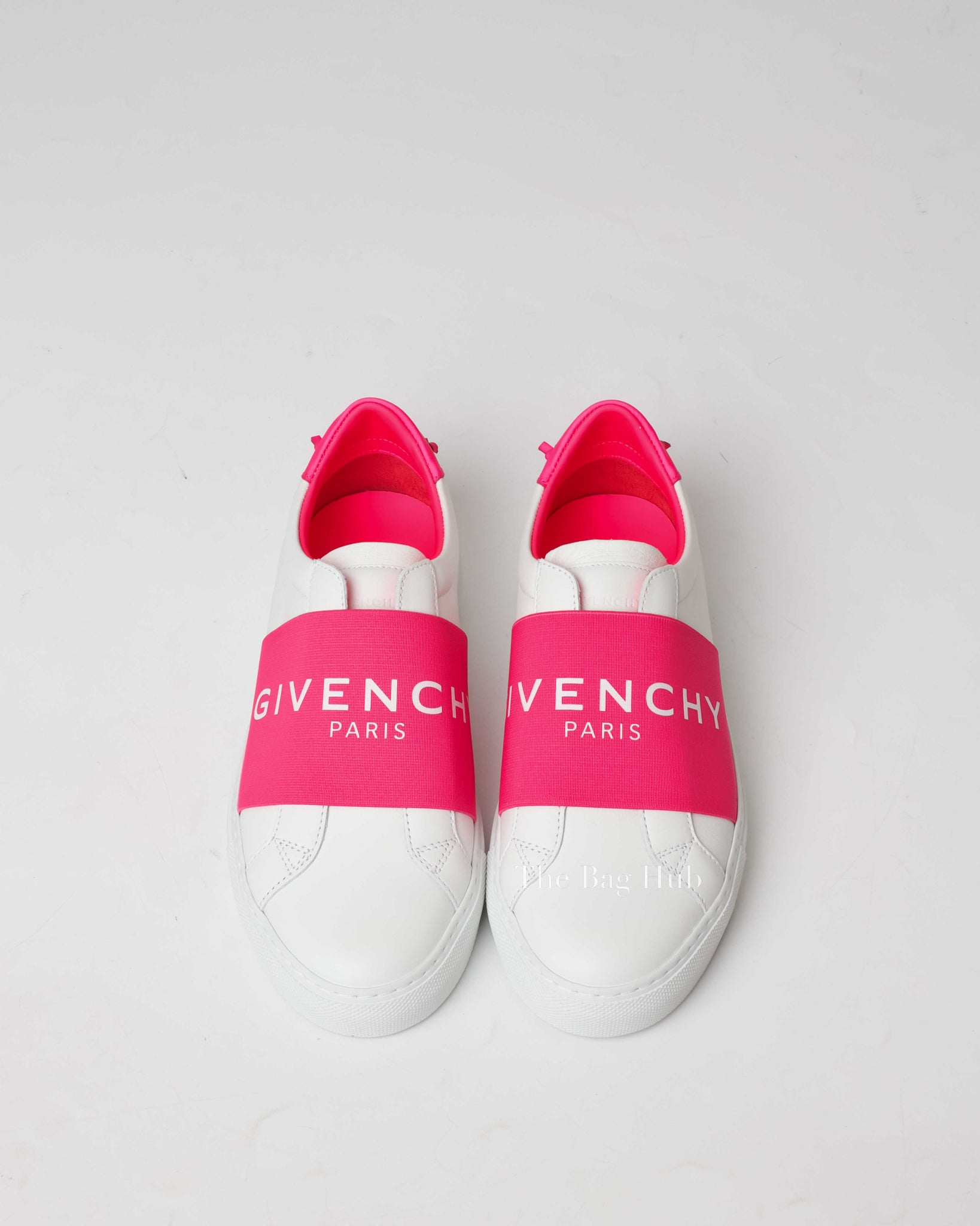 Givenchy White/Pink Leather Urban St. Logo Sneakers Size 35-8