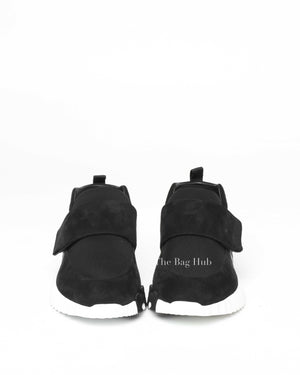 Hermes Black Suede H Sneakers Size 37-3
