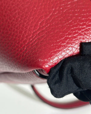Gucci Red Raffia Ophidia GG Tote Bag