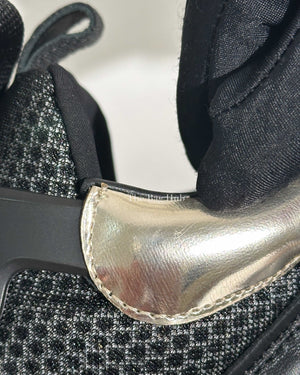Alexander McQueen Nappa Black/Gold Exclusive Oversized Sneakers Size 41