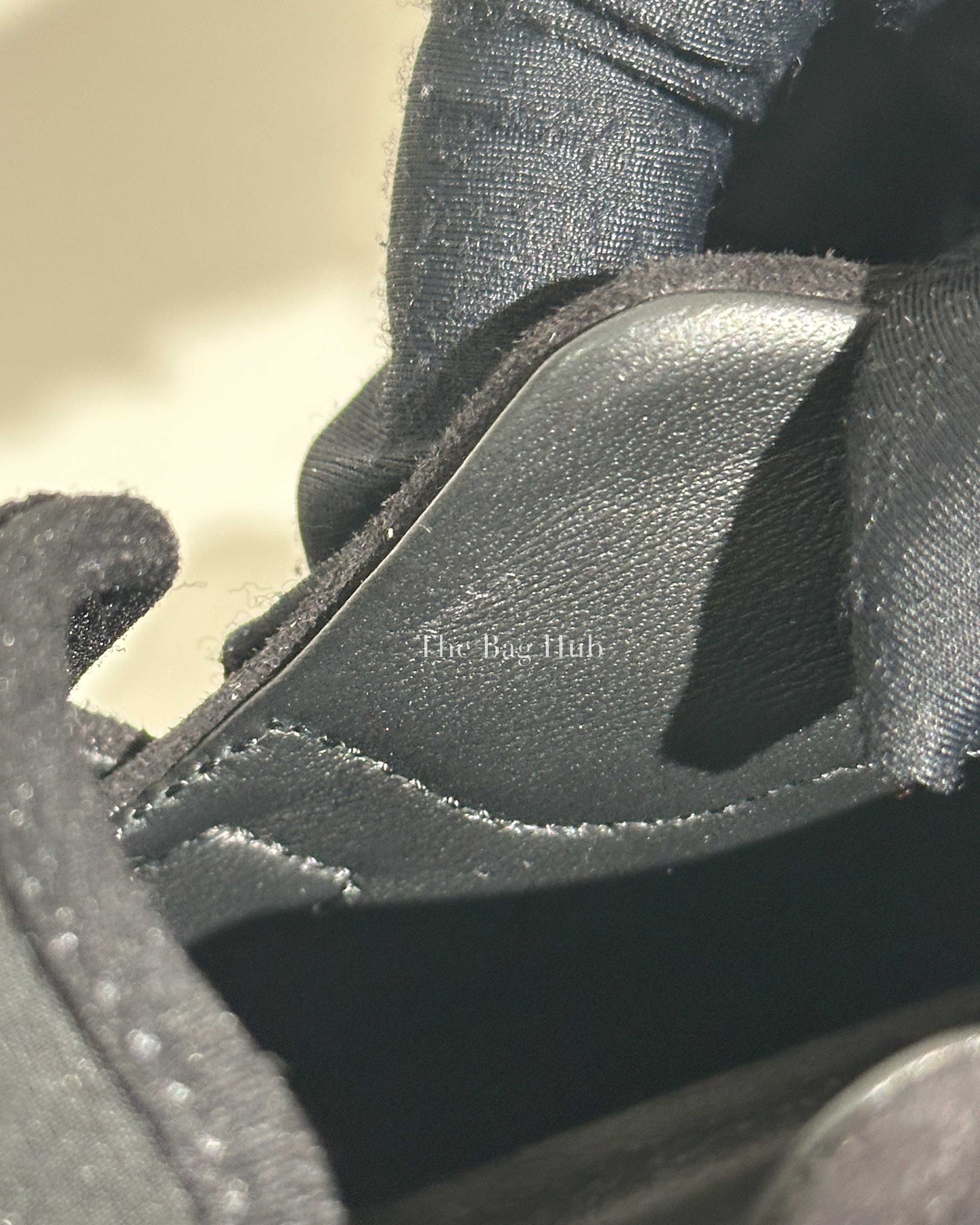 Hermes Black Suede H Sneakers Size 37-10