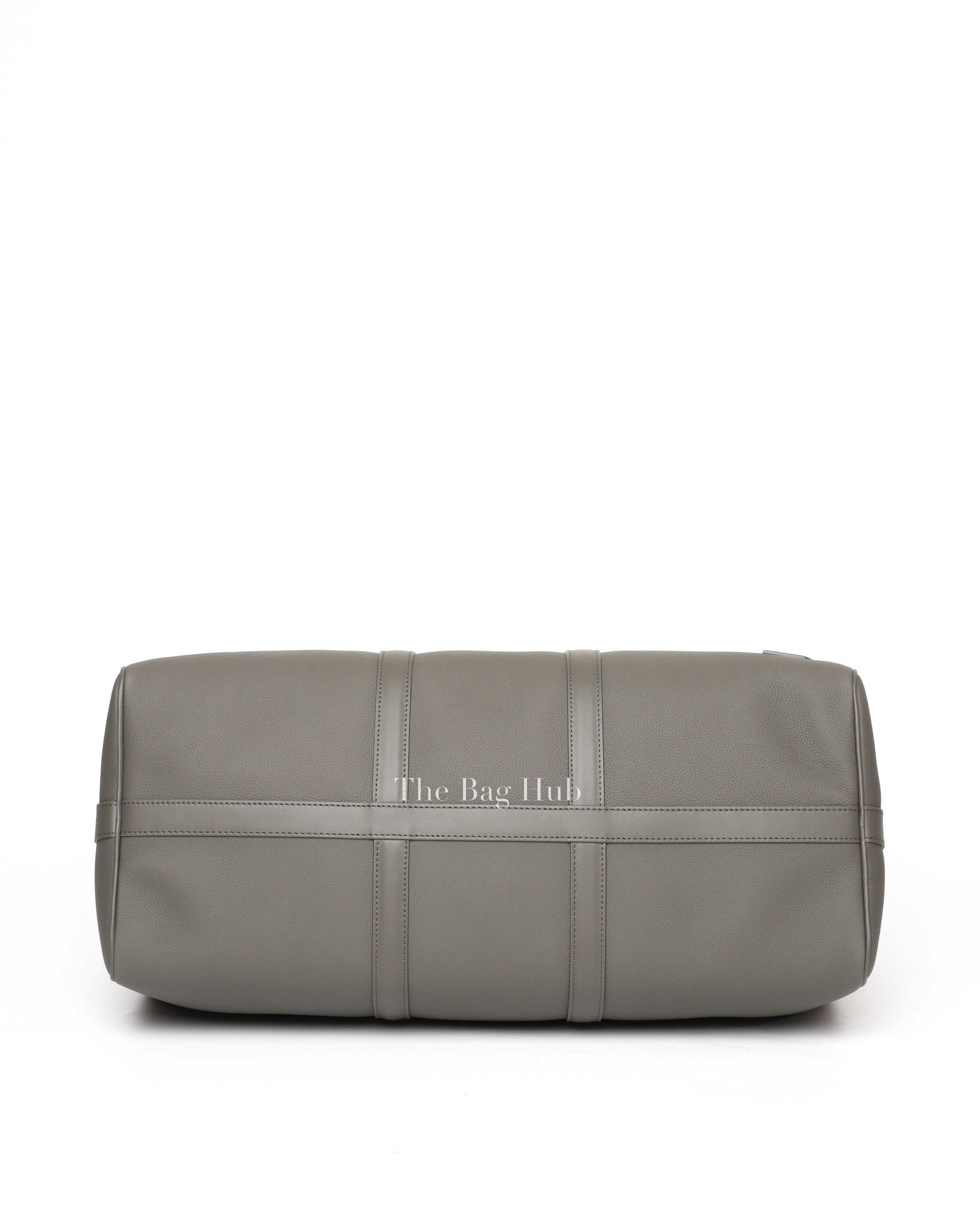 Louis Vuitton Khaki LV Aerogram Leather Keepall Bandouliere 50 Travel Bag-6