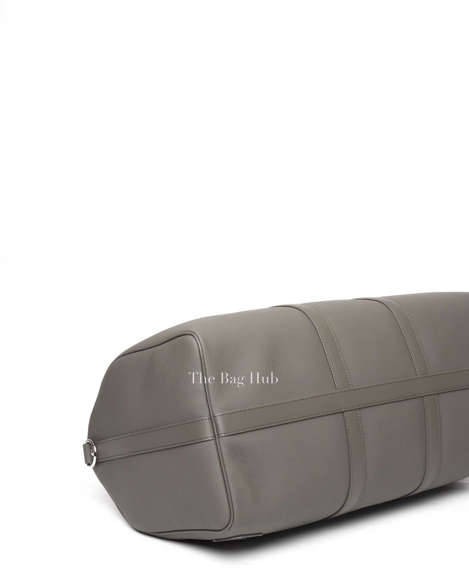 Louis Vuitton Khaki LV Aerogram Leather Keepall Bandouliere 50 Travel Bag-9