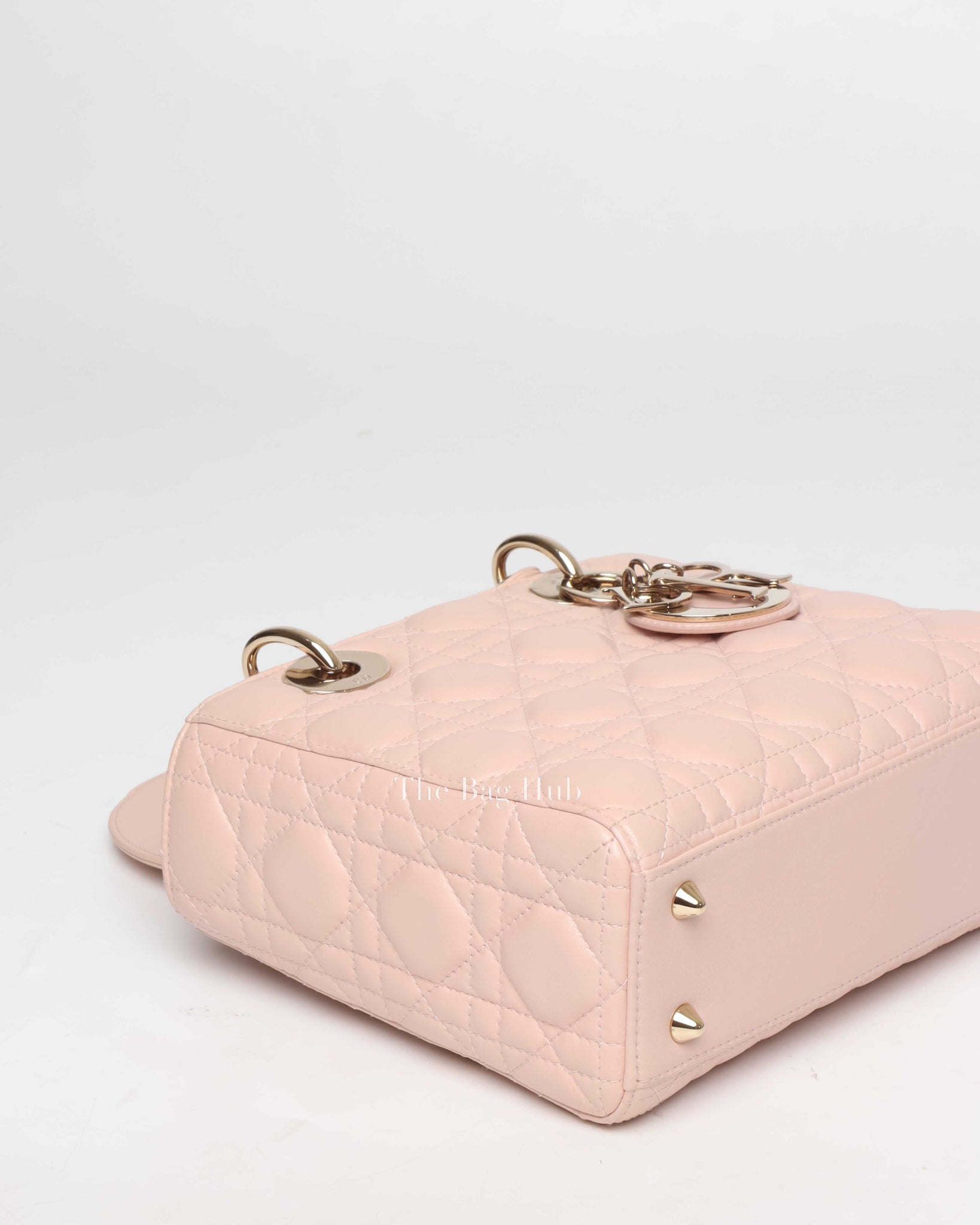Dior Sand Pink Cannage Leather My Lady Dior Smal Lucky Badges Bag