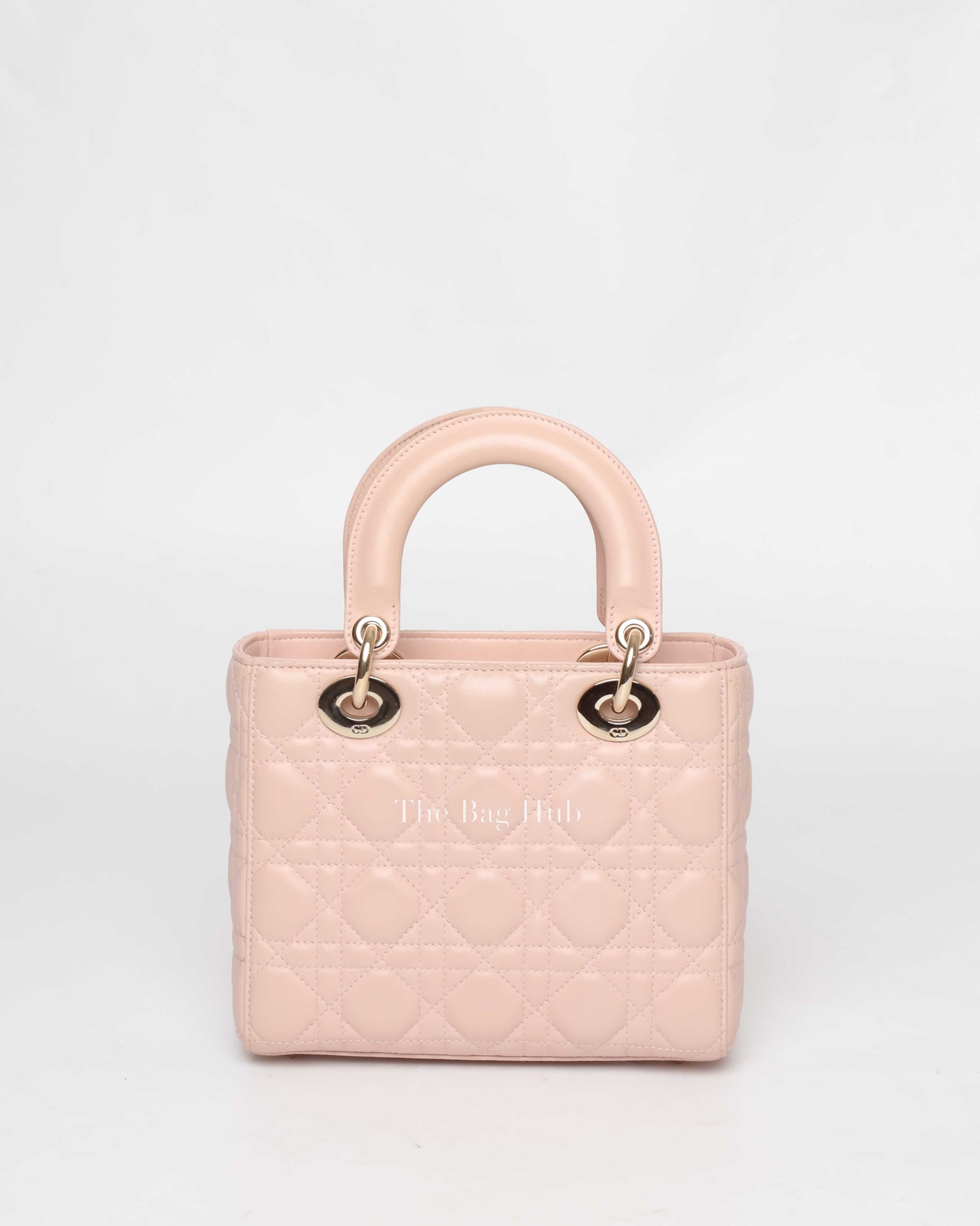 Dior Sand Pink Cannage Leather My Lady Dior Smal Lucky Badges Bag
