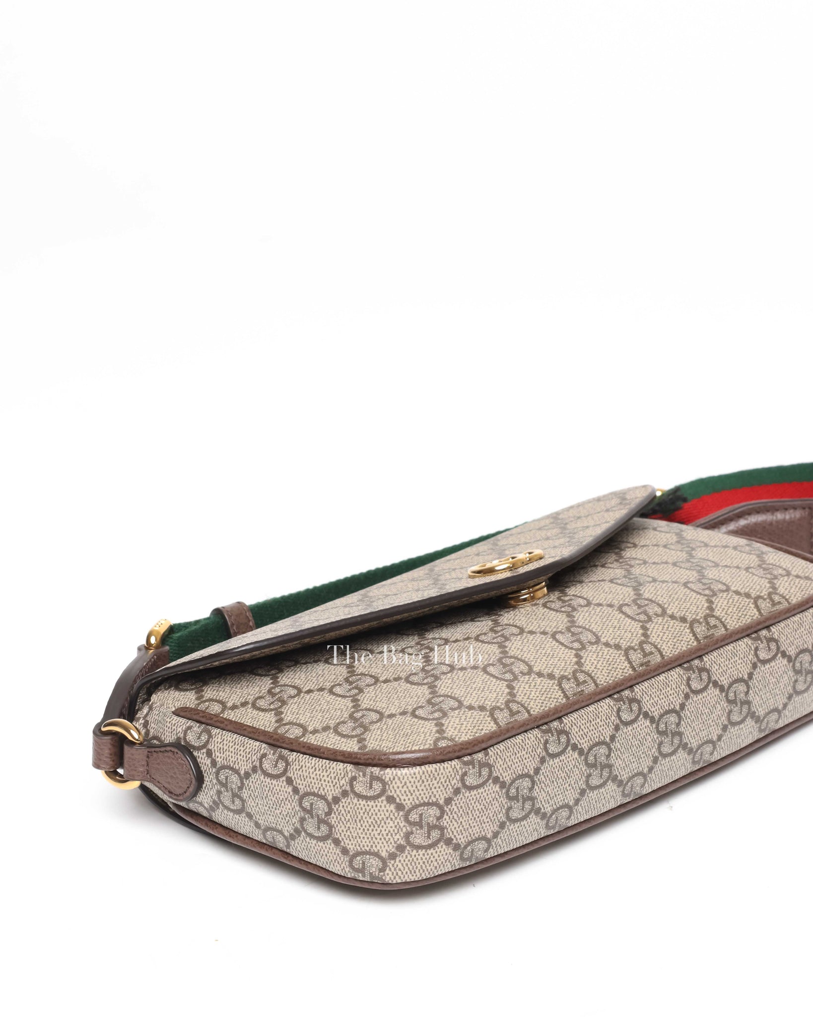 Gucci Beige/Ebony Canvas Ophidia Mini Bag-7