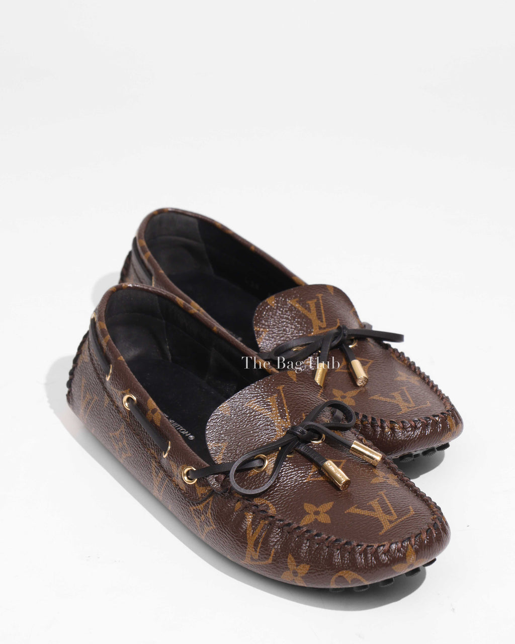 Louis Vuitton Monogram Gloria Flat Loafers Size 38-1