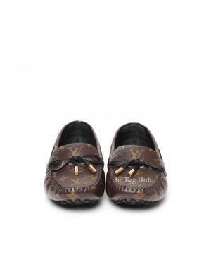 Louis Vuitton Monogram Gloria Flat Loafers Size 38-3