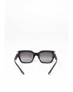 Valentino Garavani Black Roman Stud Squared Sunglasses-6
