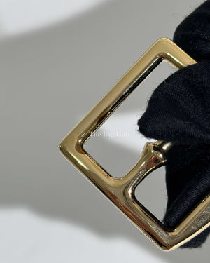 Hermes Gold Permabrass Anneau Boucle Etriviere Scarf Ring GM-7