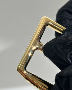 Hermes Gold Permabrass Anneau Boucle Etriviere Scarf Ring GM-8