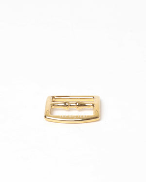 Hermes Gold Permabrass Anneau Boucle Etriviere Scarf Ring GM-5