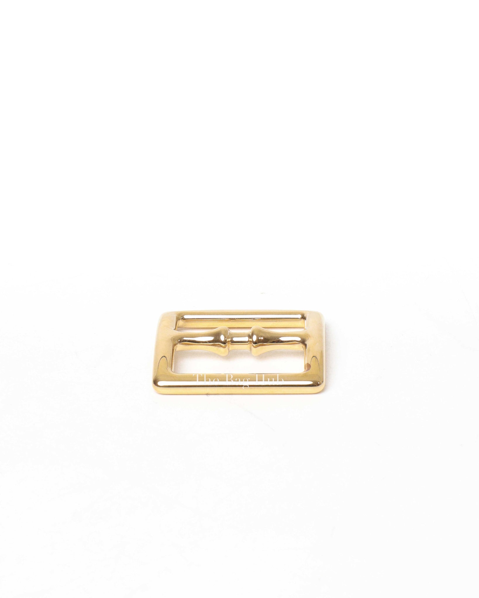Hermes Gold Permabrass Anneau Boucle Etriviere Scarf Ring GM-6