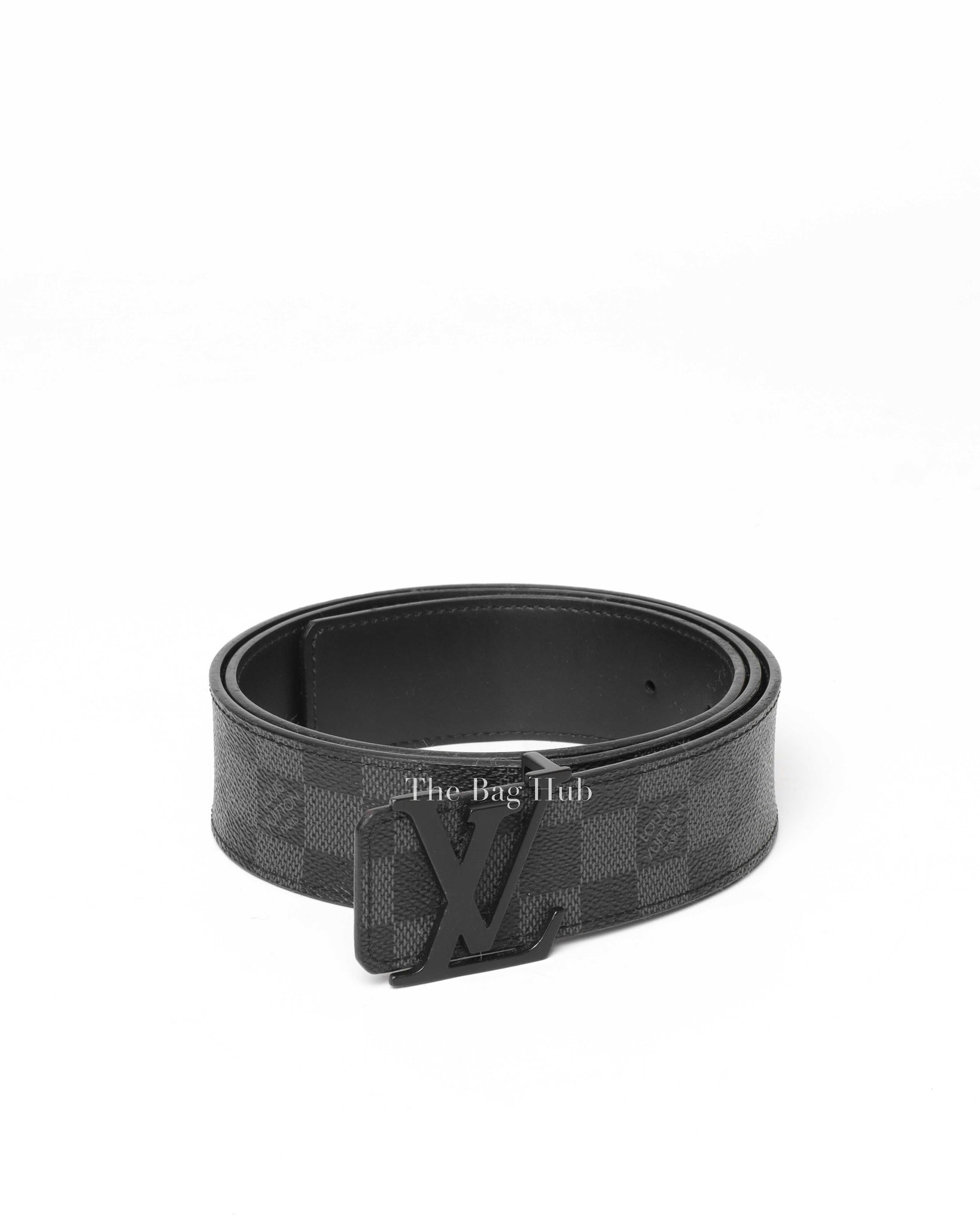 Louis Vuitton Damier Graphite LV Initiales Belt 95x38