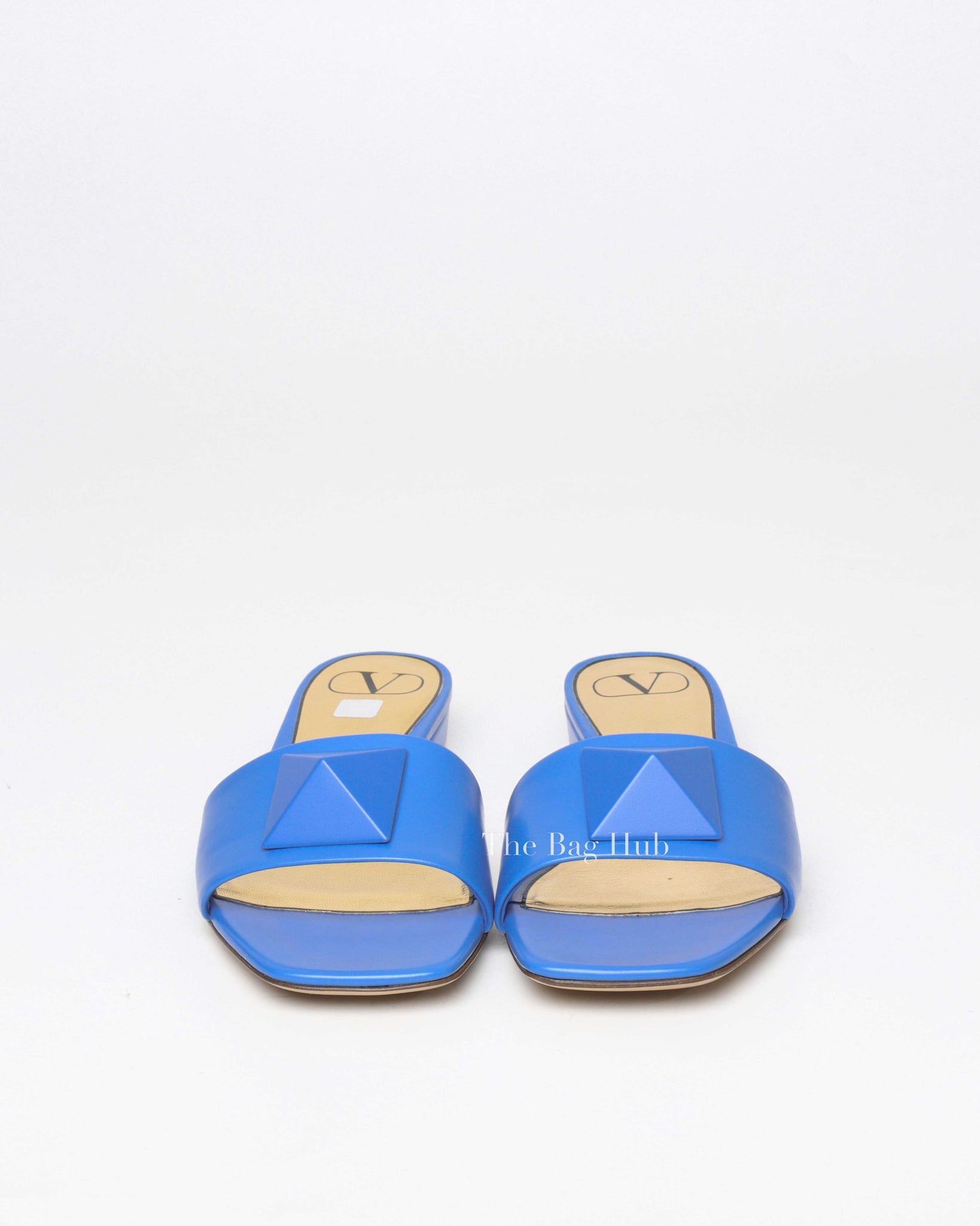 Valentino Garavani Blue One Stud Sandals Size 38
