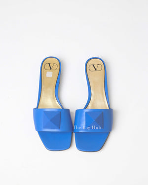 Valentino Garavani Blue One Stud Sandals Size 38