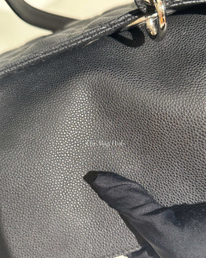 Dior Black Grained Leather Cannage Medium Lady Dior Shoulder Bag-14